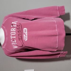Distressed Victoria Canada sweatshirt, small